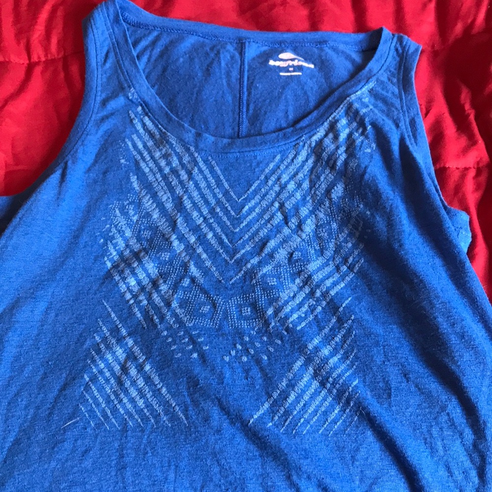 Blue tank top